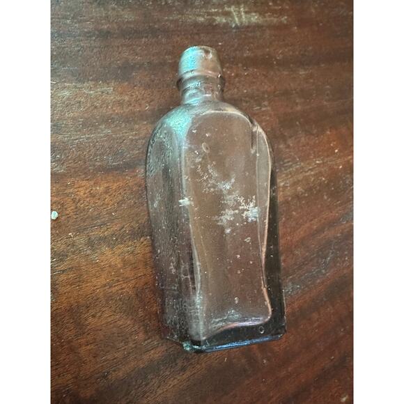 2 Vintage Miniature Purple Elixir and Medicine Bottles - Picture 9 of 11